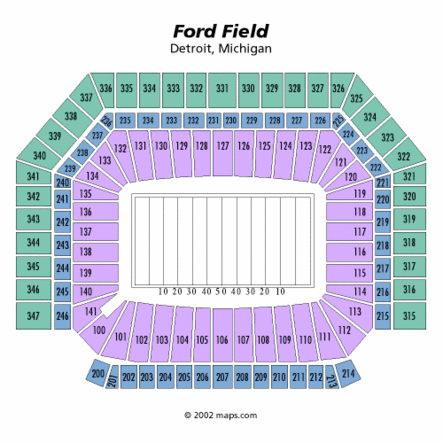 Detroit Lions Seating Chart